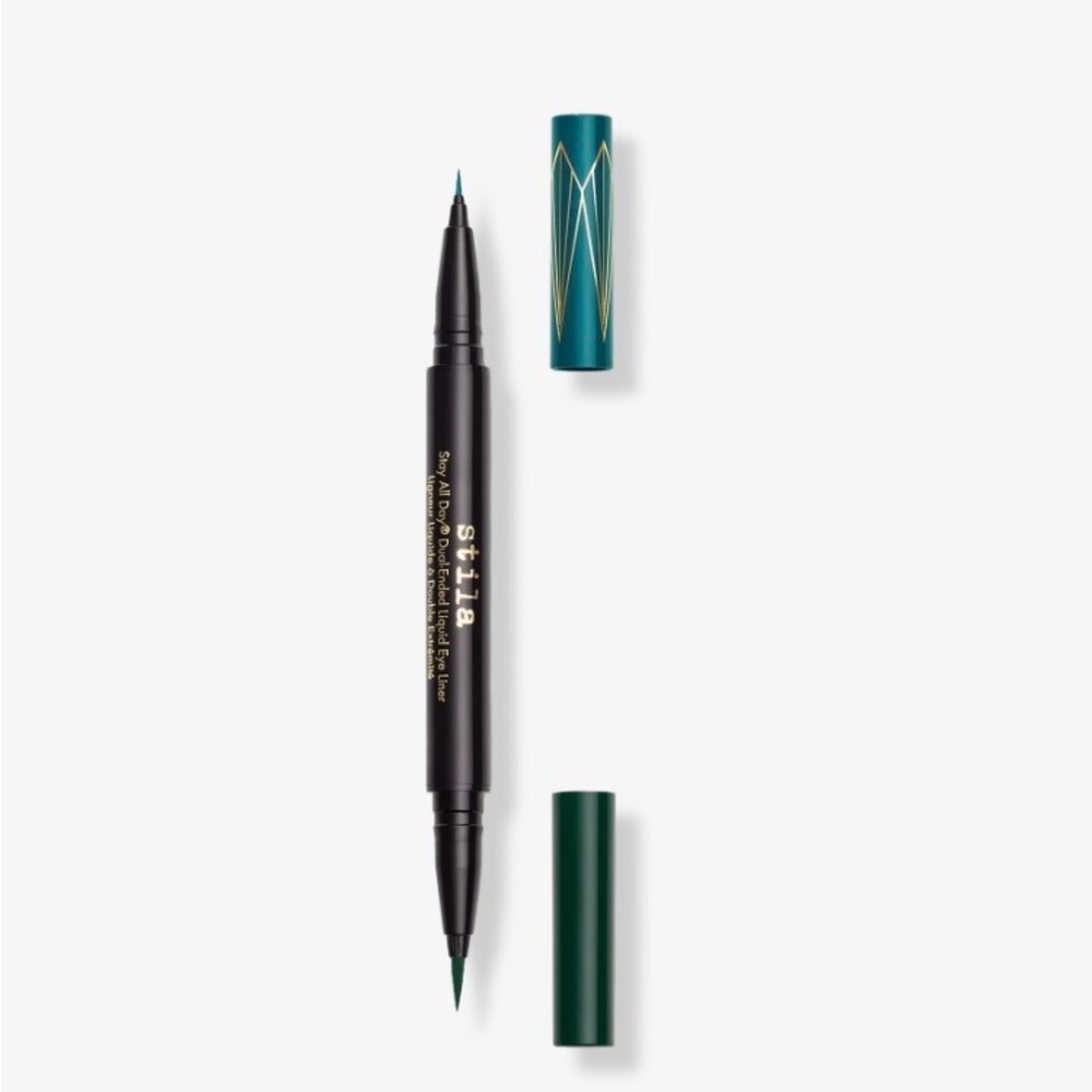 Stila Stay All Day Dual-Ended Waterproof Liquid Eyeliner Teal/Intense Jade NWB